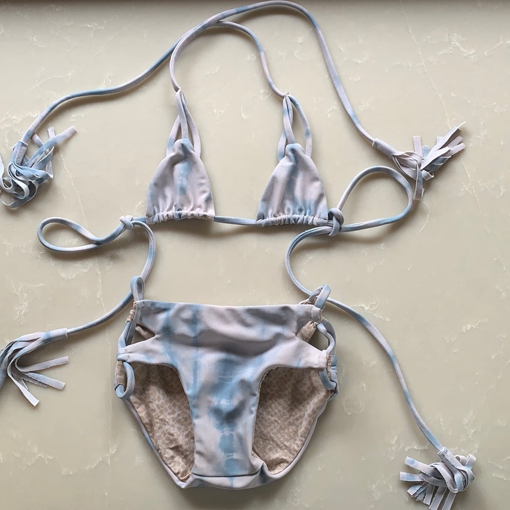 GUC acacia honey/child shibori kini